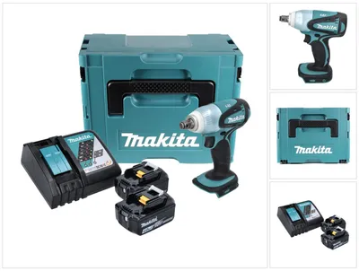 Immagine prodotto di Makita DTW 251 RMJ 18V Trapano avvitatore ad impulso a batteria 230 Nm in valigetta Makpac + 2x Batterie 4,0 Ah + Caricatore