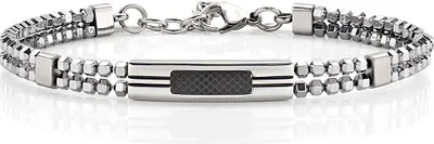 Produktbild von Armbanden   Mit Platte Amen Silber   Kollektion Acciaio - mann