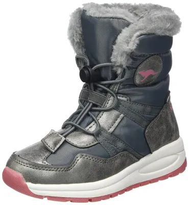 Produktbild von KangaROOS Mädchen K-pe Ski Rtx Stiefel, Steel Grey Dusty Rose, 28 EU