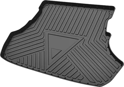 Produktbild von Flache Gesichtsladeflächen-Kofferraummatte Kofferraum-Laderaumkofferraummatte Streifen- und Dreiecksmuster für Mitsubishi Lancer 2008-2017 rutschfest