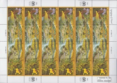 Produktbild von Briefmarken UNO - New York 1993 Mi 657-660Klb Kleinbogen (kompl.Ausg.) gestempelt Klimaveränderung