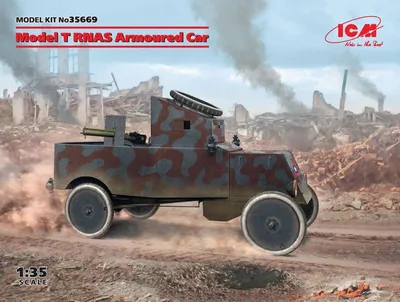 Produktbild von ICM 35669 - 1:35 Model T RNAS Armoured Car - Neu