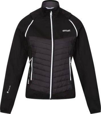 Produktbild von Regatta Steren Hybrid Softshelljacke für Damen mit abnehmbaren Ärmeln, Farbe:Schwarz, Größe:40