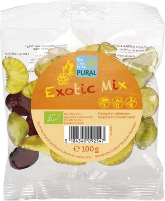 Zdjęcie produktu dla Galaretka owocowa - mieszanka egzotyczna 100g