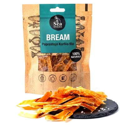Produktbild von Sea Snacks Brachsenfilet getrocknet & gesalzen 30g