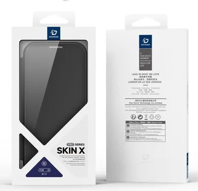 Immagine prodotto di Dux Ducis Skin X Pro Custodia per Iphone 17 con portafoglio, compatibile con Magsafe - Nero