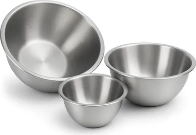 Produktbild von com-four® 3-teiliges Schüssel-Set - Salatschüssel in 3 Größen 20cm/24cm/28cm