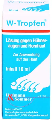 Produktbild von W-Tropfen gegen Hühneraugen und Hornhaut, 10 ml Lösung