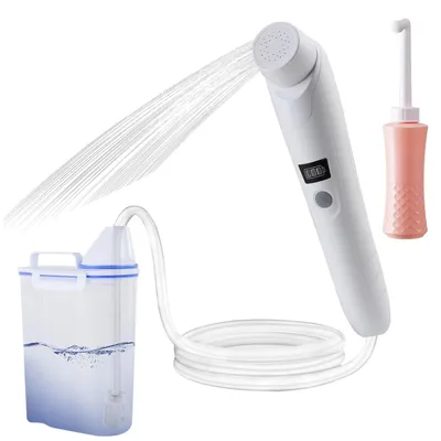 Tragbares Bidet 2-in-1, 2,5 l Wassertank, elektrische Intimdusche