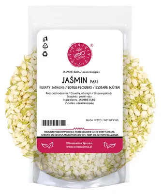 Zdjęcie produktu dla Suszone Kwiaty Jadalne Jaśminu Pąki - 100g Jaśmin