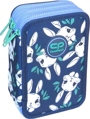 Produktbild von Coolpack Dreifach-Federmäppchen mit Hasenmotiv