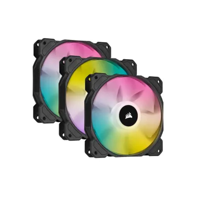 Obrázek produktu pro Corsair iCUE SP120 RGB ELITE - System Schrank-Gebläseset - 120 mm (Packung mit 3)