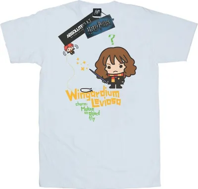 Produktbild von Harry Potter - "Hermione Granger Wingardium Leviosa Junior" T-Shirt für Herren BI29299 (XL) (Weiß)