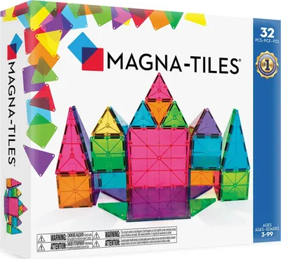Produktbild von Magna-Tiles 02132, Bausatz, 3 Jahr(e), 32 Stück(e)