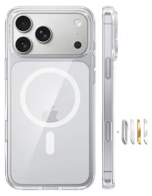 Produktbild von MagSafe-Hülle für Apple iPhone 18 Pro / 17 Pro, Torras, Guardian, Transparent