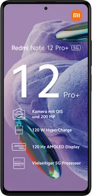 Zdjęcie produktu dla Xiaomi Redmi Note 12 Pro+ 8+256GB 6.67" 5G Black EU  Xiaomi