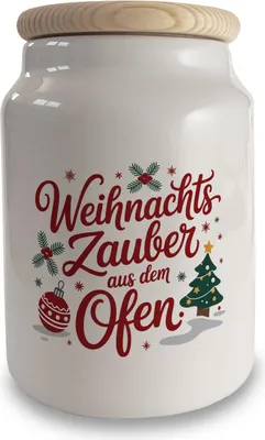 Produktbild von Weihnachtsbaum Weihnachten Keksdose mit Weihnachts Zauber