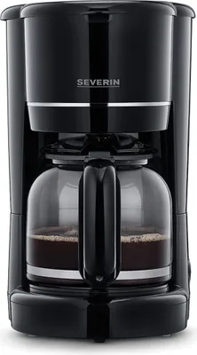 Produktbild von Filterkaffeemaschine Kaffeemaschine Permanentfilter SEVERINKA 4320 bis 10 Tassen KA 4320 aus Kunststoff, schwarz Filterkaffemaschine  Kaffemaschine  Kaffeezubereiter