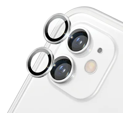 Immagine prodotto di Rhinoshield, pellicola protettiva antigraffio per fotocamera per Apple iPhone 11 / 12 / 12 Mini, argento