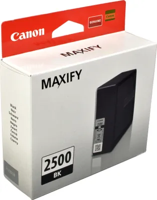 Produktbild von Canon PGI-2500BK Schwarz Tintentank, Schwarz, Tinte auf Pigmentbasis, 29,1 ml