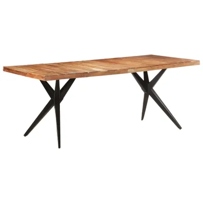 Immagine prodotto di The Living Store Tavolo da pranzo 200x90x76 cm in legno massiccio di acacia