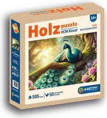 Obrázek produktu pro Dřevěné puzzle - Mystický páv 505 dílků