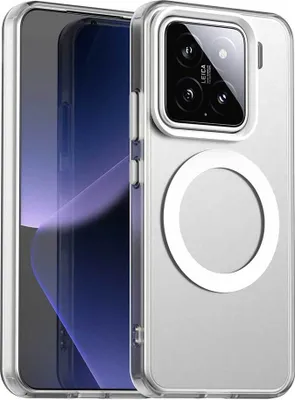 Obrázek produktu pro Magnetické pouzdro pro Xiaomi 15 Pro, tenké matné průsvitné nárazuvzdorné pouzdro Bílý