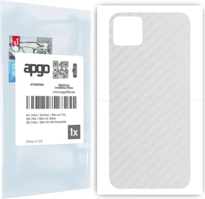 Produktbild von apgo Rückseite Schutzfolie für Cubot X20 Pro -  Hinten Schutzfolie Carbon Transparent (durchsichtig), Rückseite Folie schützt vor Kratzern und Fingerabdrücken