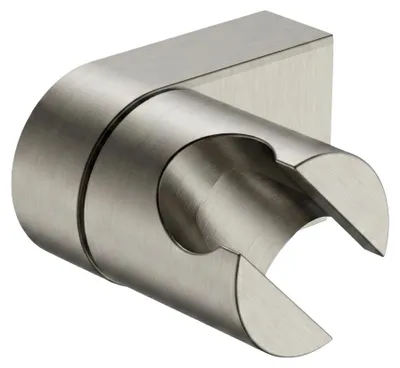 Produktbild von Brausehalter für Handbrause - Wandmontage - Stahl Gebürstet - Verstellbarer Neigungswinkel
