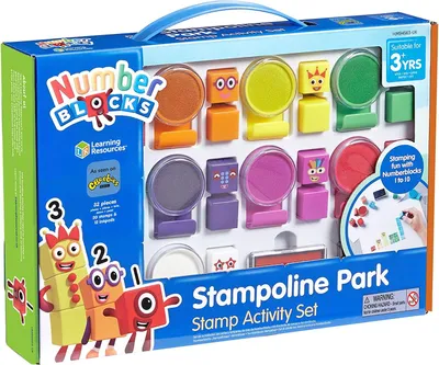 Zdjęcie produktu dla Zestaw ćwiczeń ze znaczkami - Numberblocks
