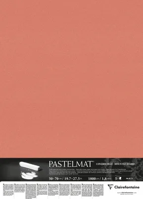 Produktbild von Clairefontaine Papier für Pastellmalerei, 5 Bogen 50x70cm, 1,8mm, 1100g 496062C
