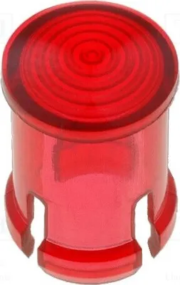 Obrázek produktu pro 2 kusy čoček pro LED diody, nízký profil, 5 mm, model 8668, červené, kulaté