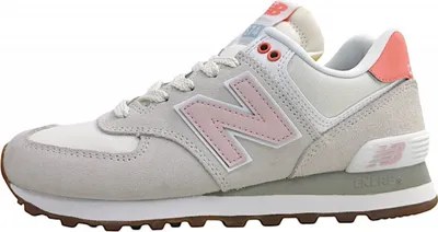 Produktbild von New Balance WL 574 Damen Schnürer in Weiß, Größe 8