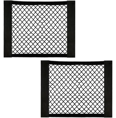 Productafbeelding van Bagagenet voor de kofferbak, met klittenbandsluiting, geschikt voor auto's en SUV's, afmetingen 30x25 cm, 2 stuks