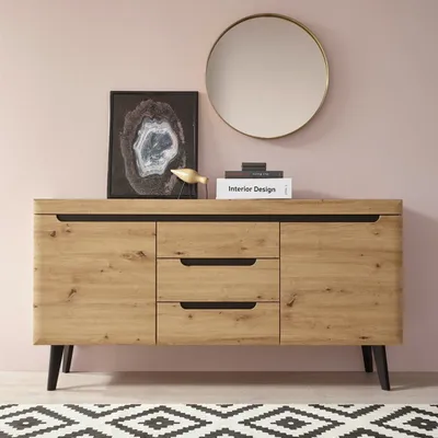 Produktbild von Sideboard 160 cm 2-türig Eiche Tonder