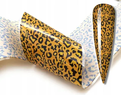 Obrázok produktu pre Transferová Fólia 10Cmx4Cm Žltá Leopard
