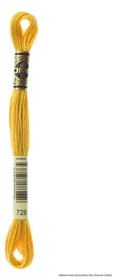 Produktbild von DMC Nić do haftu Mouline Special 117MC -728, 6-fädig, 8 Meter