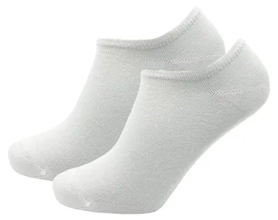 Obrázok produktu pre Ponožky do tenisiek z Lyocelu – 2 páry – biele – 35–38