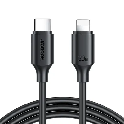 Produktbild von Joyroom USB-C Kabel Lightning 2m 20W Schwarz KP22541