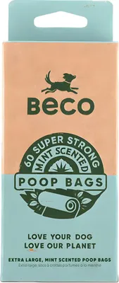 Produktbild von Beco Hundekotbeutel Minze, Inhalt: 8 Rollen (120 Beutel)