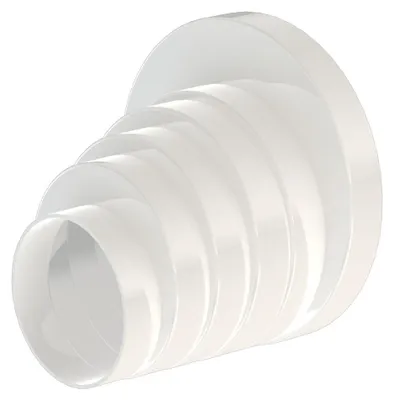 Image de Réducteur De Conduit Circulaire Asymétrique Pour Systèmes De Ventilation, Blister