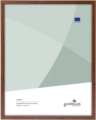 Produktbild von Bilderrahmen Echtholz 30x40 cm braun Goldbuch Skandi