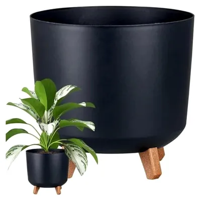Produktbild von -S433 Gracia Tubus Blumentopf, 298 x 298 x 285 mm, anthrazit