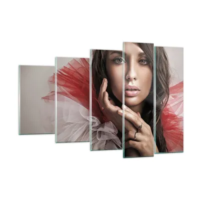 Produktbild von Bilder auf glas - Schönheit kleid mode modell - 150x100cm - Glasbilder - Wandbilder - Kunstdruck - zum Aufhängen bereit - Wanddekoration aus Glas - Glas Bilder - Wandbild auf Glas - GEG150x100-2137