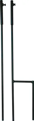 Produktbild von Wetterfahnenspieß, Windfahnenstab, Erdspieß, Höhe 140 cm, aus Metall, schwarz