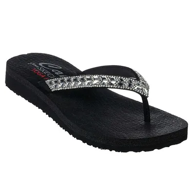Produktbild von Skechers Damen Pantolette in Schwarz, Größe 36