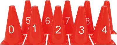Obrázek produktu pro EDUPLAY 170-163 Označovací kužely, červené, 10 kusů (1 sada)