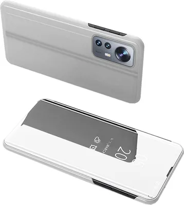 Image de Étui Smart Cover Clear View pour Xiaomi 12 / 12X - Étui transparent argenté