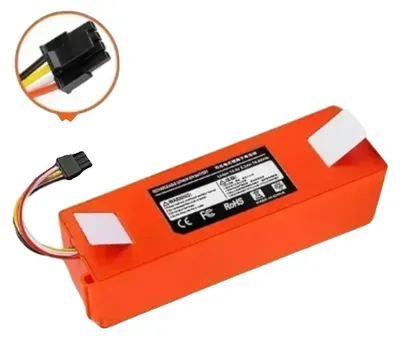 Obrázek produktu pro Náhradní baterie, lithium-iontová, kompatibilní s robotickými vysavači, 14,4 V, BRR 12800 mAh