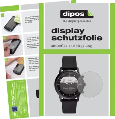 Produktbild von 2x Schutzfolie für Fossil Hybrid HR matt Displayschutzfolie Folie Display Schutz dipos